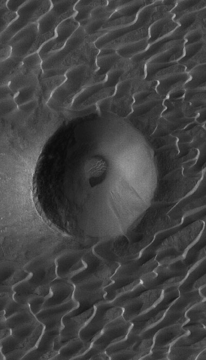 Martian Sand Dunes Are Slowpokes